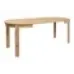 Stalas išskleidžiamas Bernardin, ąžuolo, 95 - 195 cm x 95 cm x 76 cm