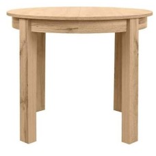 Stalas išskleidžiamas Bernardin, ąžuolo, 95 - 195 cm x 95 cm x 76 cm